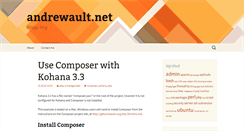 Desktop Screenshot of andrewault.net